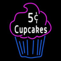 5c Cupcakes Neon Skilt