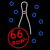 66 Bowl Neon Skilt