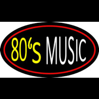 80s Music 3 Neon Skilt