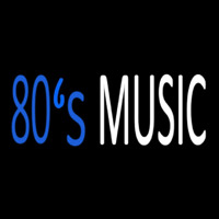 80s Music Neon Skilt