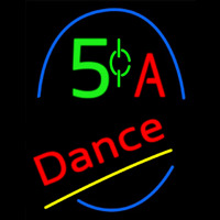 A Dance Neon Skilt