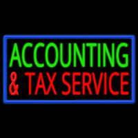 Accounting And Services Neon Skilt