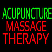 Acupuncture Massage Therapy Neon Skilt