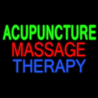 Acupuncture Massage Therapy Neon Skilt