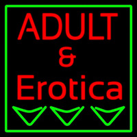 Adult And Erotica Neon Skilt