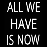 All We Have Is Now Neon Skilt