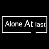Alone At Last Neon Skilt