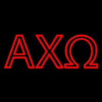 Alpha Chi Omega Neon Skilt