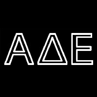 Alpha Delta Epsilon Neon Skilt