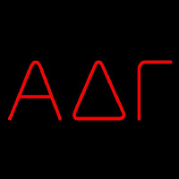 Alpha Delta Gamma Neon Skilt