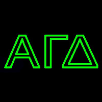 Alpha Gamma Delta Neon Skilt