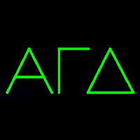 Alpha Gamma Delta Neon Skilt
