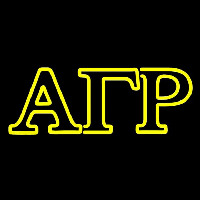 Alpha Gamma Rho Neon Skilt