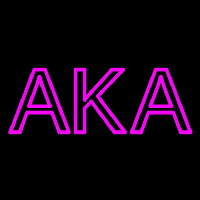 Alpha Kappa Alpha Neon Skilt