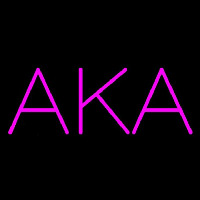 Alpha Kappa Alpha Neon Skilt