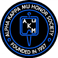 Alpha Kappa Mu Logo Neon Skilt