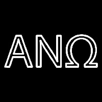 Alpha Nu Omega Neon Skilt