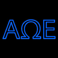 Alpha Omega Zeta Neon Skilt