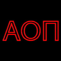Alpha Omicron Pi Neon Skilt