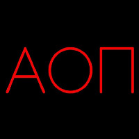 Alpha Omicron Pi Neon Skilt