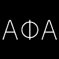 Alpha Phi Alpha Neon Skilt