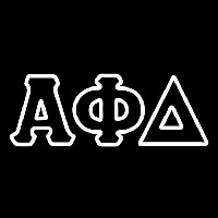 Alpha Phi Delta Neon Skilt