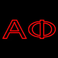 Alpha Phi Neon Skilt