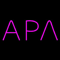 Alpha Rho Lambda Latina Greek Neon Skilt