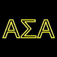 Alpha Sigma Alpha Neon Skilt