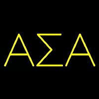 Alpha Sigma Alpha Neon Skilt