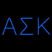 Alpha Sigma Kappa Neon Skilt