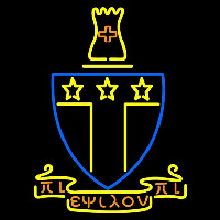 Alpha Tau Omega Logo Neon Skilt