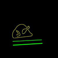 Animal 1 Logo Neon Skilt