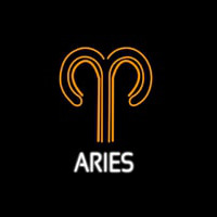 Aries Icon Neon Skilt