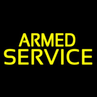 Armed Service Neon Skilt