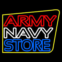 Army Navy Store Neon Skilt