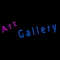 Art Gallery Neon Skilt