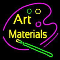 Art Materials Neon Skilt