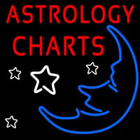 Astrology Charts Neon Skilt