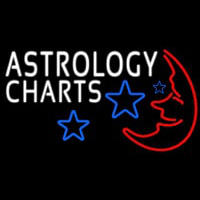Astrology Charts Neon Skilt