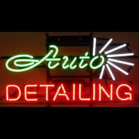 Auto Detailing Butik Neon Skilt