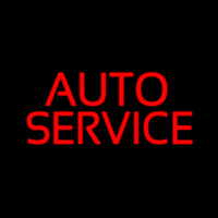 Auto Service Neon Skilt