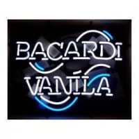 BACARDI VANILA LOGO Neon Skilt