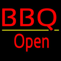 BBQ Open Neon Skilt