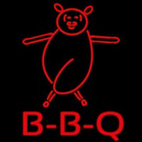 BBQ Pig Neon Skilt