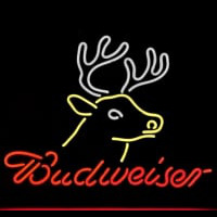 BUDWEISER BUSCH DEER Neon Skilt