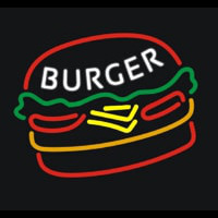 BURGER Neon Skilt