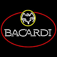 Bacardi Oval Rum Sign Neon Skilt