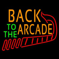 Back To The Arcade Neon Skilt