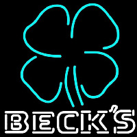 Backs Clover Beer Sign Neon Skilt